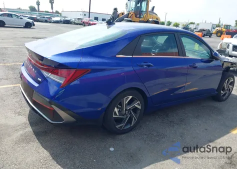 2024 Hyundai Elantra Hybrid Limited from USA, damaged, VIN KMHLN4DJ7RU097384